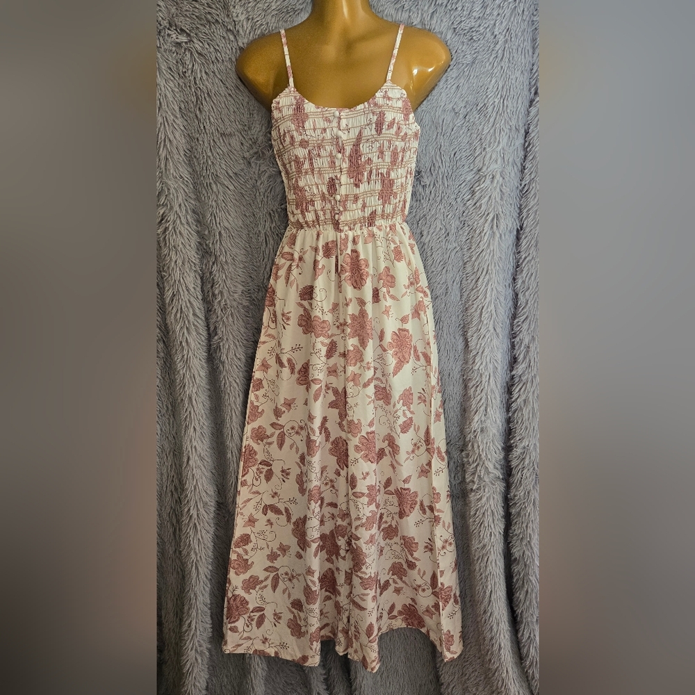 Floral Print Wide Leg Jumpsuit